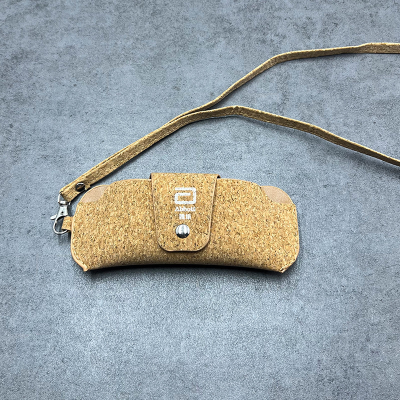 Wood Grain Sunglasses Glasses Bag Storage Bag Shoulder Strap Universal Portable Glasses Case Men's and Women's Myopia Glasses Protection