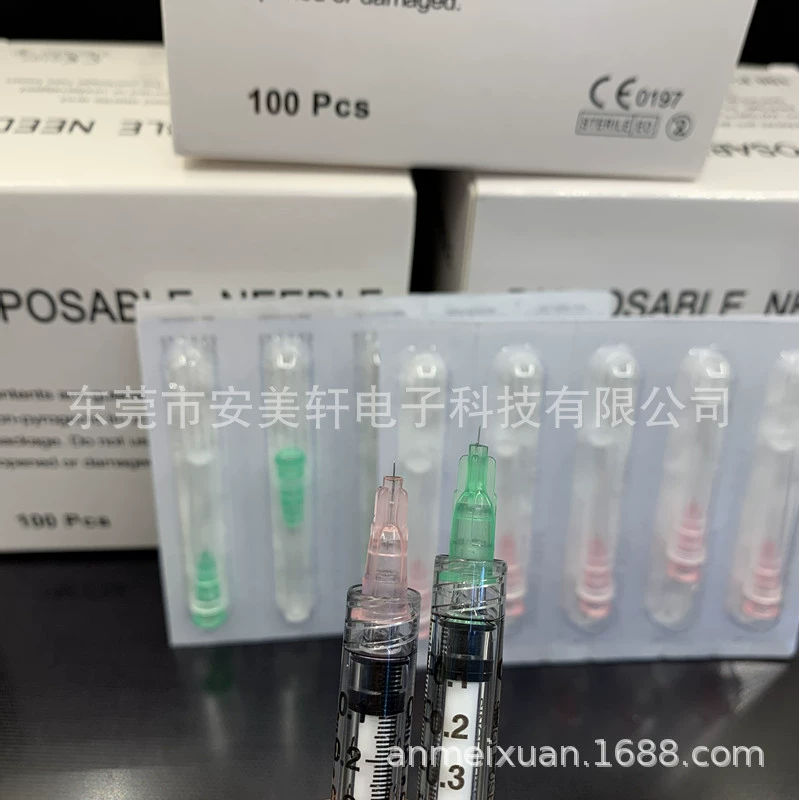 Ручная легкая игла для воды 34G1.5mmm34g2.5mm 34 g4mm одноконтактная игла для аксессуаров москит игла