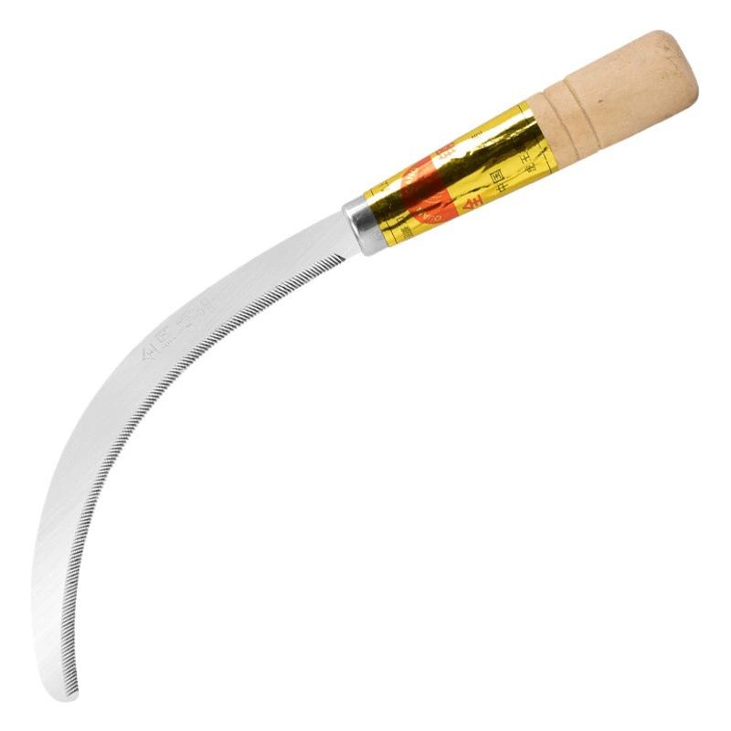 Зубчатый маленький серп марганцевая сталь маленький зуб серп прополка Открытый Нож для уборки порея маленький серп ятаган экспорт мелкий серп