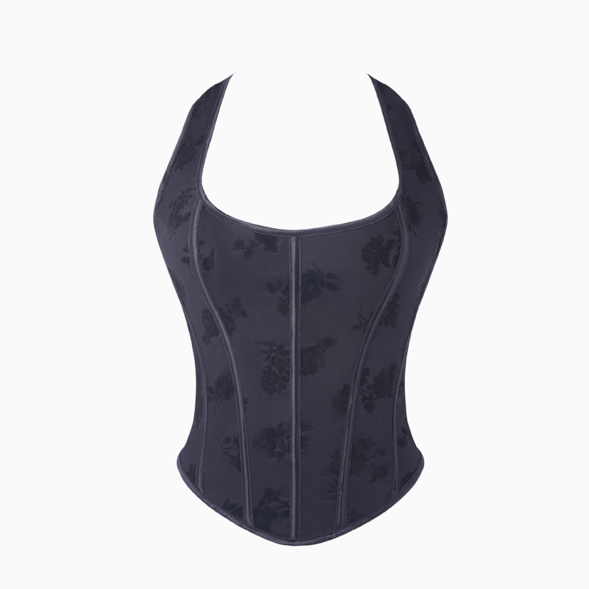 Nuevo cuello negro colgante chaqueta plástica para limpiar el pecho brazo de pecho hermosa correa de espalda chaqueta de correa de comercio exterior transfronterizo suministro de comercio electrónico