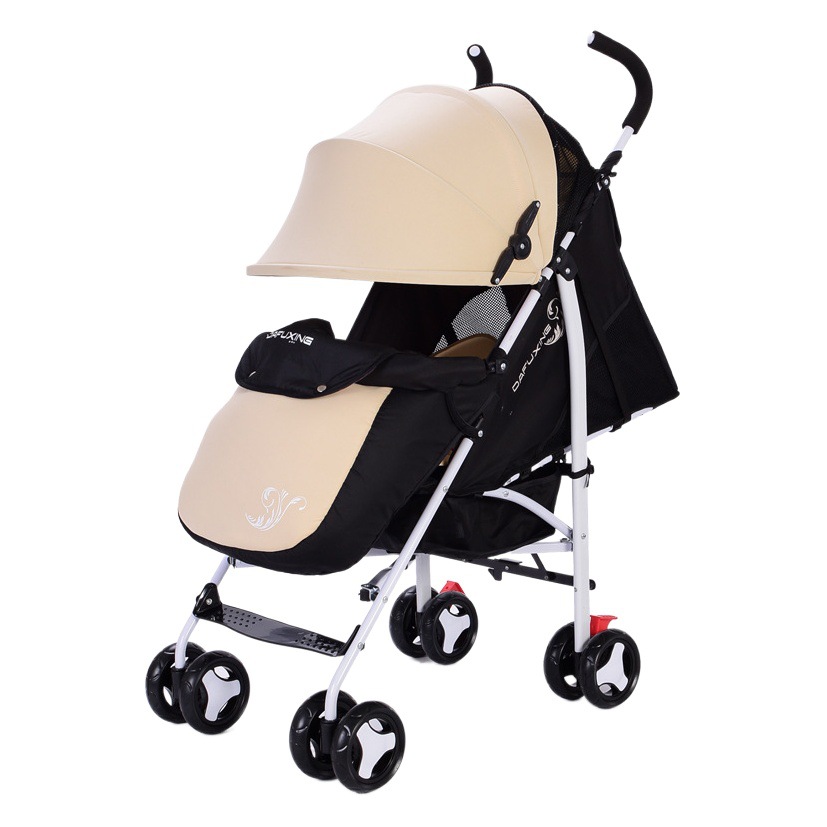 Cochecito de bebé puede sentarse y mentir paraguas de bebé coche súper ligero plegable niños BB caminando bebé artefacto cuatro estaciones