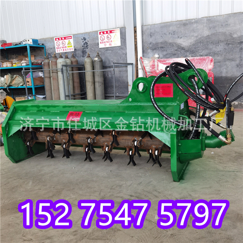 挖机前置属具碎木机芦苇绿篱剪枝机果园草坪修剪机液压修剪粉草机