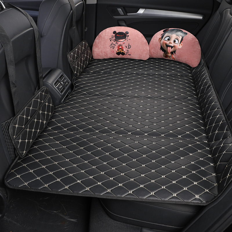 Car Rear Sleeping Mat Foldableing Portable Kidsren's Rear Seat Mattress Car Suv Free Inflatable Car Travel Bed