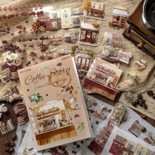 陌墨收藏温柔系列贴纸本浪漫文艺手帐装饰素材贴10张 4款