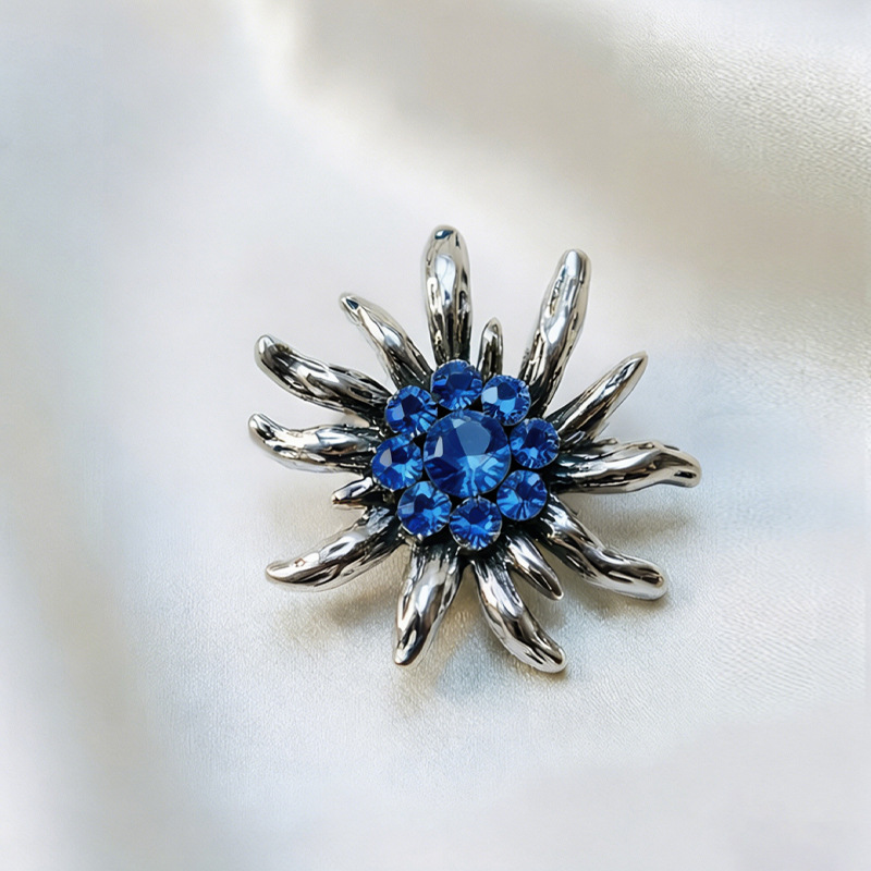 Edelweiss broche voor dames luxe accessoire van hoge kwaliteit_voghion.com