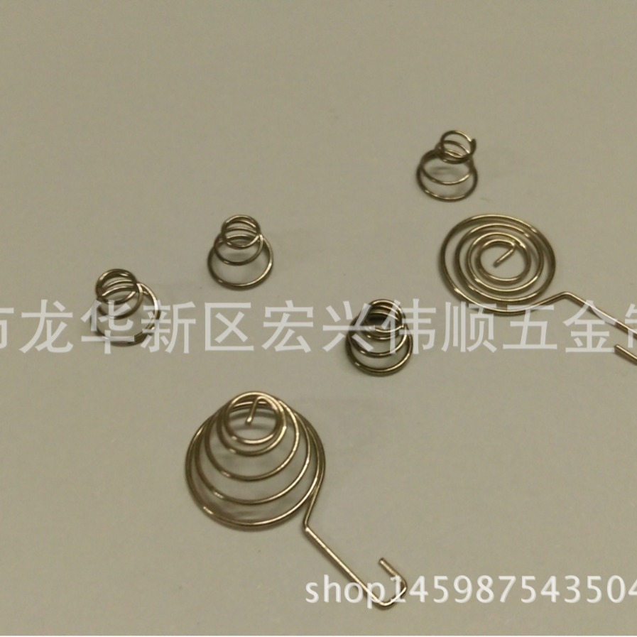 东莞厂家专业生产各类精密电池盒弹簧 电器拉簧压簧欢迎来图做