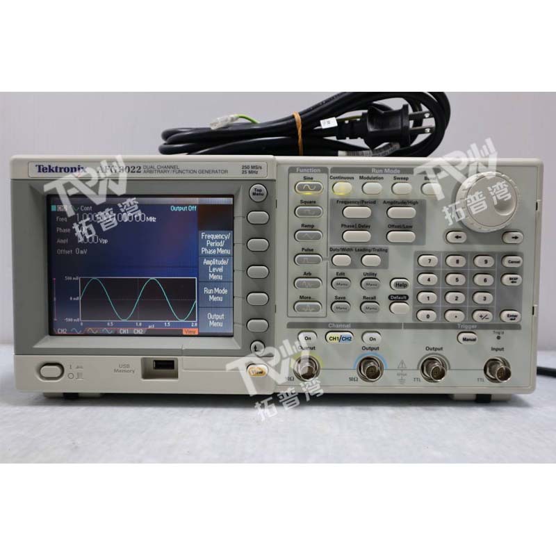 Tektronix 泰克 AFG3022 函数任意波形发生器 25MHz 双通道