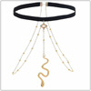 Fashionable sexy pendant, multilayer elastic strap, beach accessories with tassels, European style