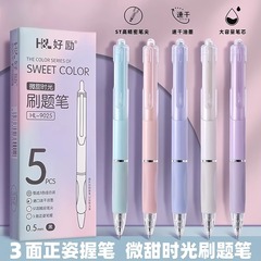 新しいモランディ筆ペン、ゲルペン、プッシュボタン、高価値学生文具、連続インク、速乾性ボールペン