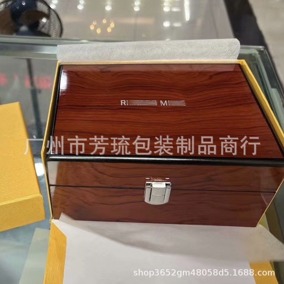 Richard Watch Box Demiller Watch Box Rm Wooden Watch Storage Box Rm Packaging Box Full Set of Miller Watch Box