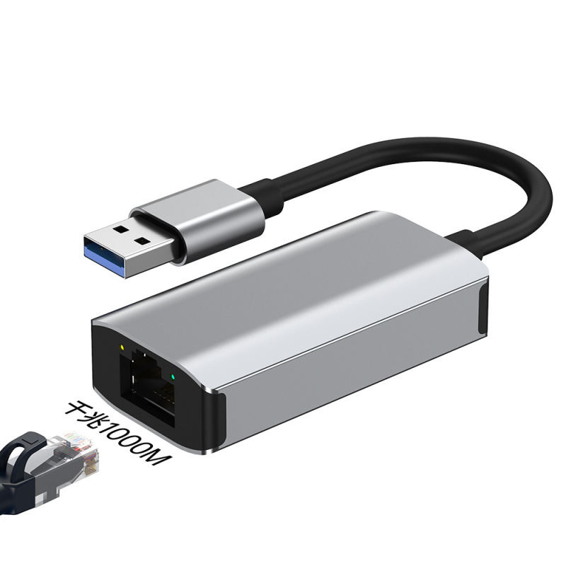 クロスボーダー USB/タイプ C ダブルヘッド ツーインワン ネットワーク ポート RJ45 ギガビット ドライブ不要の有線 2.5g ネットワーク カード|undefined