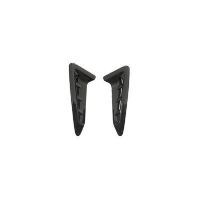 Suitable for 18 BMW X3 body fender trim side logo hood air outlet patch modification U (Other Automotive Exterior Supplies) - carbon-fiber