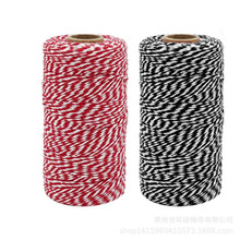 厂家直销彩色棉线 双色棉线 木轴彩色棉线花棉线