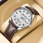 贝罗仕新款情侣石英防水手表男女同款双日历夜光表腕厂家直销