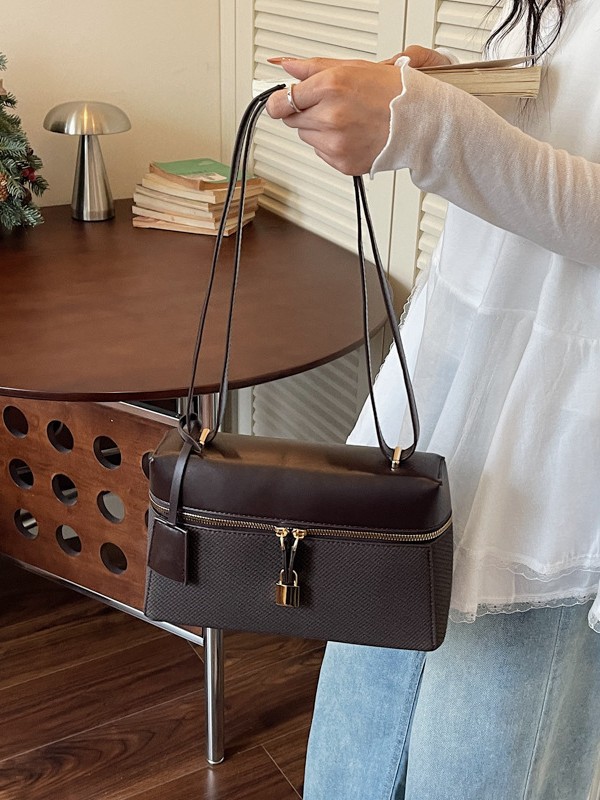 Bolso retro transfronterizo de alto nivel, bolso de moda de lujo ligero, bolso de almuerzo de hombro, bolso de caja universal