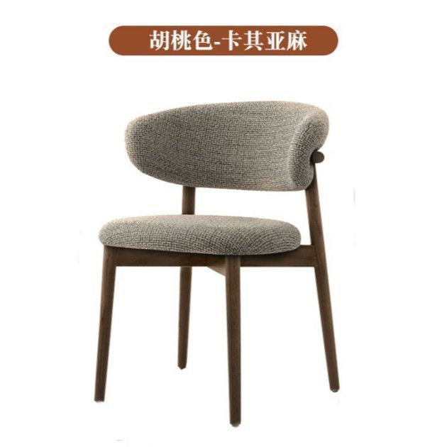 北欧餐椅靠背椅酒店餐厅椅子休闲家用轻奢现代靠背简约高级餐桌椅|undefined