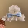 5042 Dream Blue Lace Clip-Big Bow