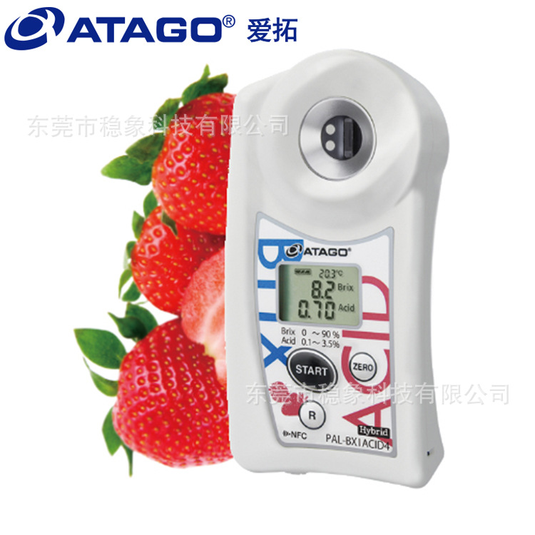 ATAGO（爱拓）PAL-BX/ACID 4 草莓糖酸度计/四季牛奶草莓酸度计