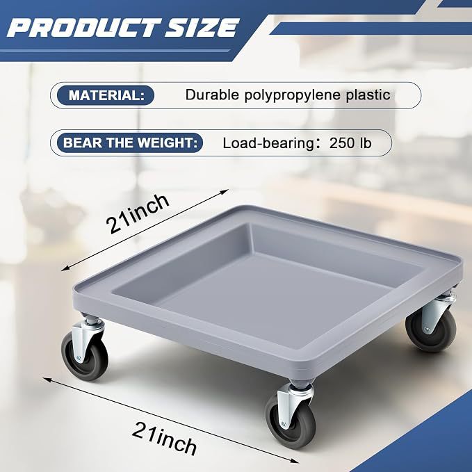 Dolly Glass Rack Cross-Border Plastic Trolley with Wheels, Mobile Tray, Kitchen and Restaurant Cup Cart, Premium Selection