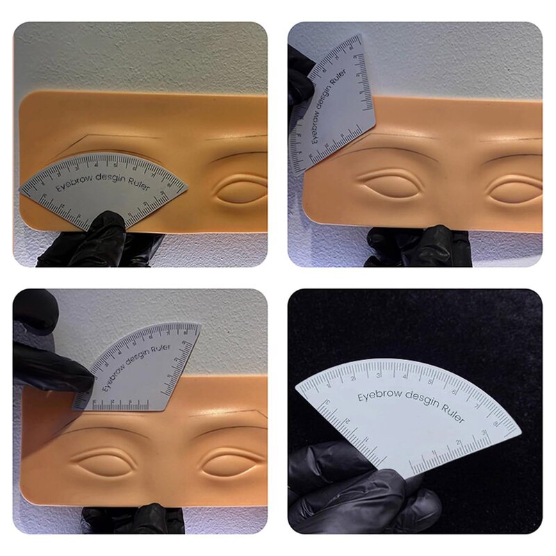 Eyebrow desgin ruler 快速画眉尺 新手快速设计眉形画眉辅助工具|undefined