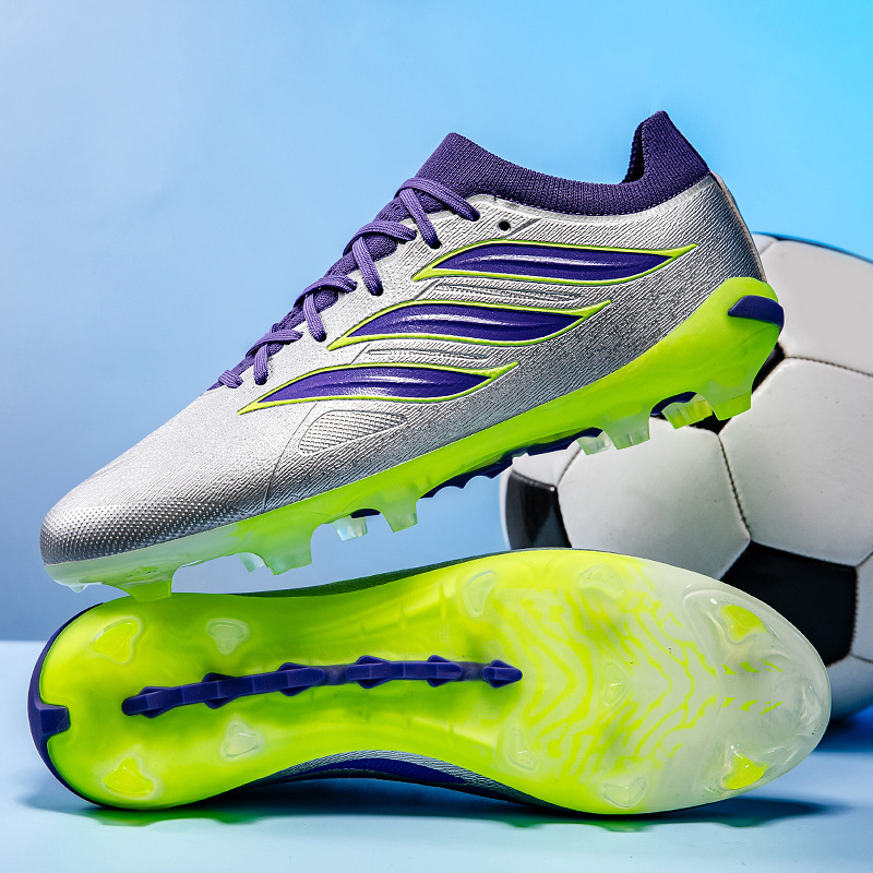 Fábrica transfronteriza al por mayor falcón baja zapatos de fútbol juveniles AG largo clavos rotos tf entrenamiento de fútbol profesional