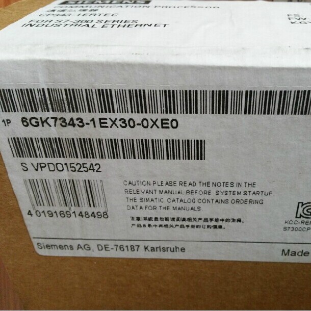 Siemens Plc S7-300Cp343-1 Ethernet Module 6Gk7343 6Gk7 343-1Ex30-0Xe0 Siemens Plc S7-300Cp343-1 Ethernet Module 6Gk7343 6Gk7 343-1Ex30-0Xe0