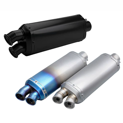 section, 51mm universal fit — Motorcycle exhaust pipe