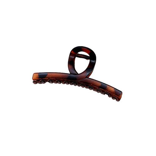 Amber leopard print high-end temperament tortoiseshell hair clip for women, bun hair clip, shark hair clip, hair accessory