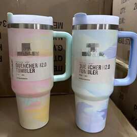 爆款跨境亚马逊爆款史丹利同款保温杯2代40oz不锈钢汽车杯车载