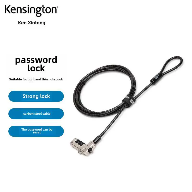 Замок для ноутбука Kensington K68008, клин, зубец под Dell, зубец пароля