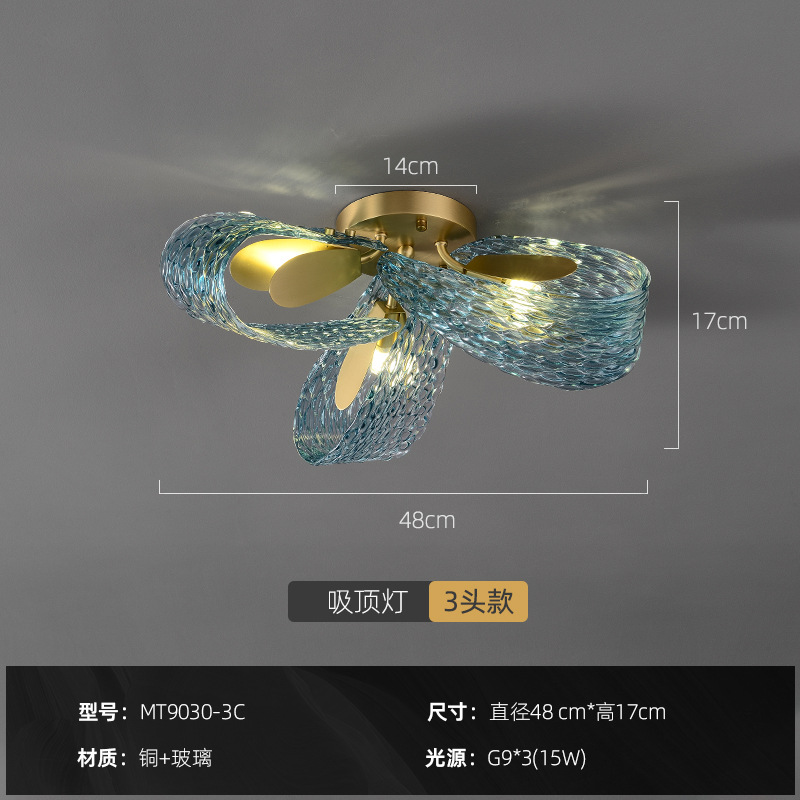 Diámetro de la lámpara de techo 480mm fuente de luz de protección ocular de tres colores