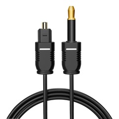 SPDIF角回転円OD2.2デジタル光ファイバオーディオケーブルMINI TOSLINKテレビオーディオアンプ3.5MM