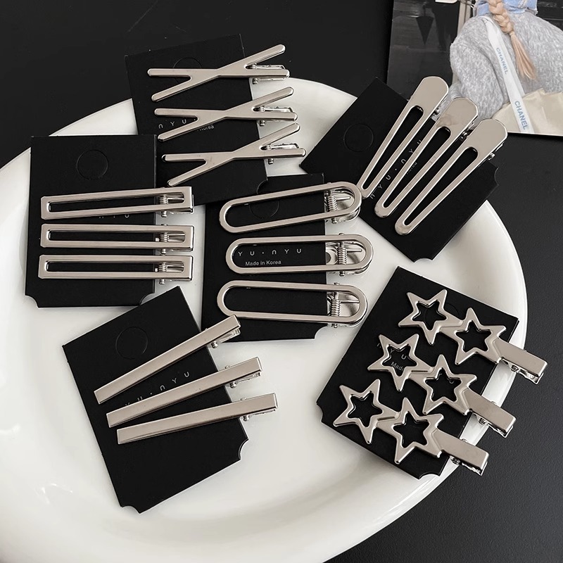 Horquilla de metal de alta calidad para otoño e invierno clip para flequillo en la frente femenina