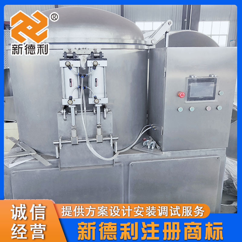 不锈钢肉馅鱼泥打浆设备全自动打浆机肉泥变频虾滑肉丸制浆机器