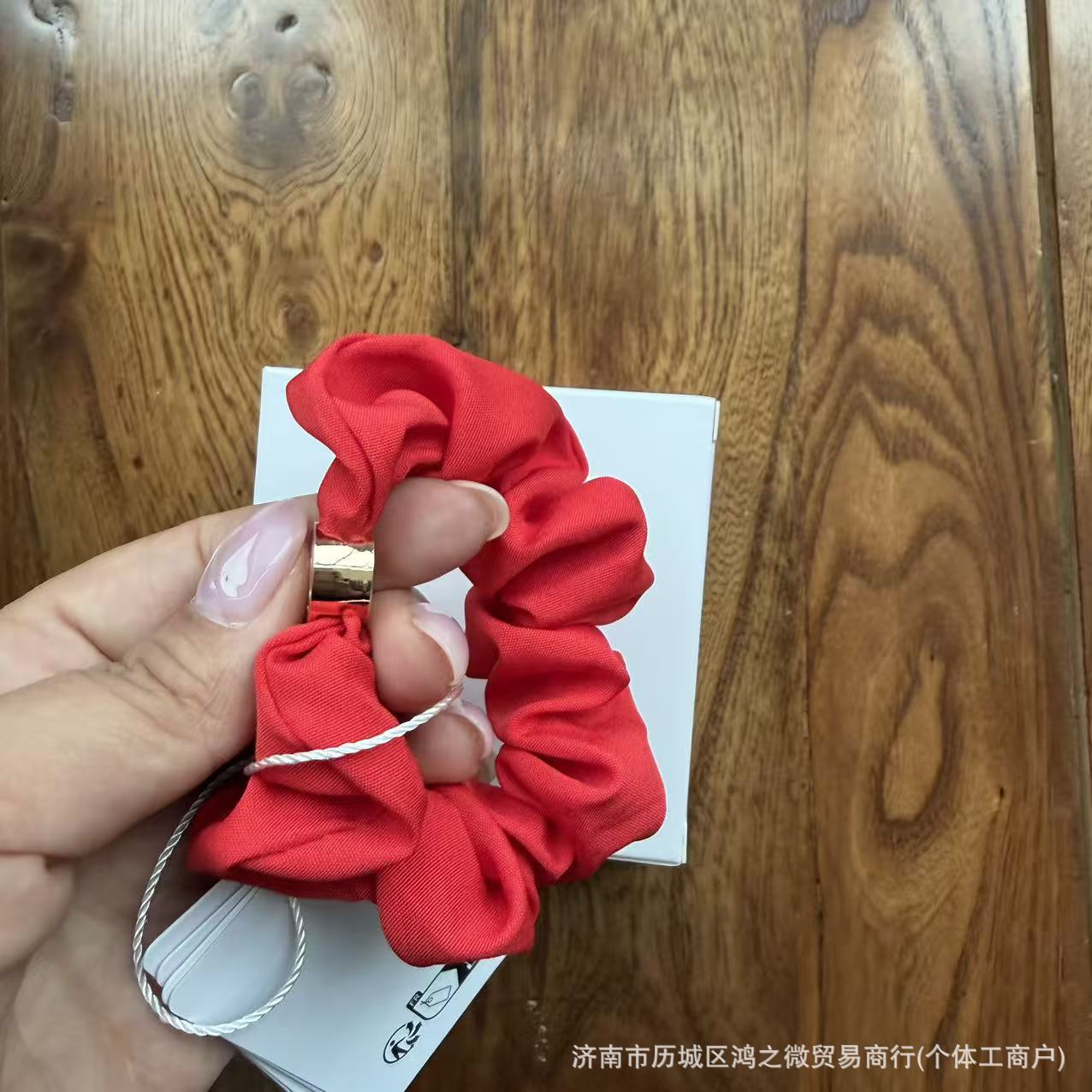 Lu's Chanel-Style Women's Logo Hair Tie, Yoga Sporty Ponytail Hair Rope, Fresh, Sweet, Simple, High Elasticity