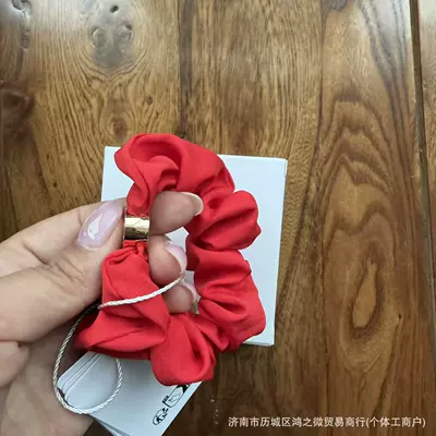 Ponytail Hair Rope, Fresh, Saç üçün rezinlər - red