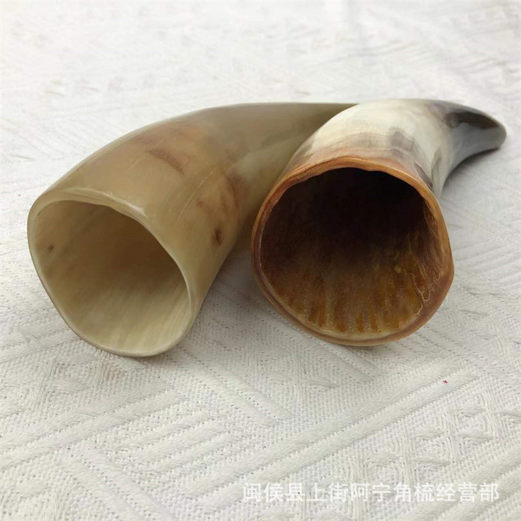 Horn Fire Cupping Set 16 Pieces Buffalo Horn Guan Guan 13-20 cm Meridian Massage Tool for Spa and Body Use specifications