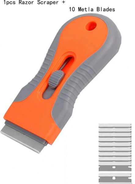 Orange push shovel 1+10