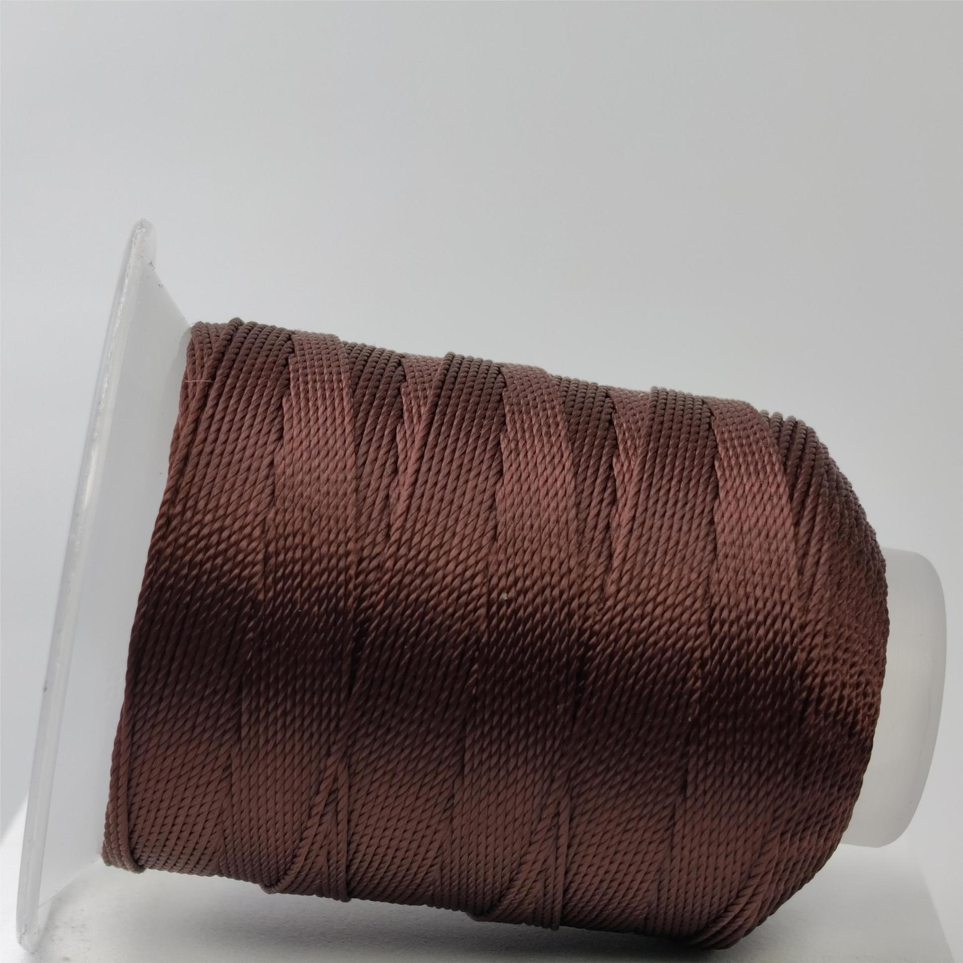 842*18 가닥 레드 커피 색상