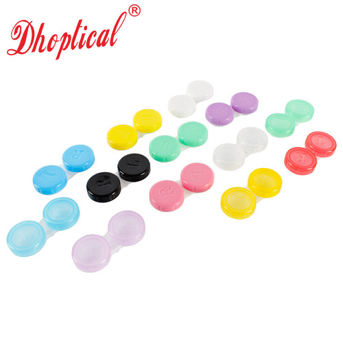 Influencer Invisible Lenses Double Box Multi-color Candy Companion Box Eyewear Storage and Cross-border 