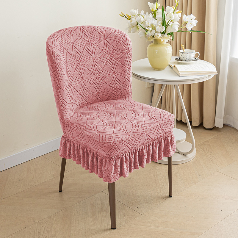 Cubierta de silla Bayle universal simple moderna cubierta de silla de comedor cubierta de silla de arco para el hogar cubierta de respaldo todo incluido cubierta de palillos integrados