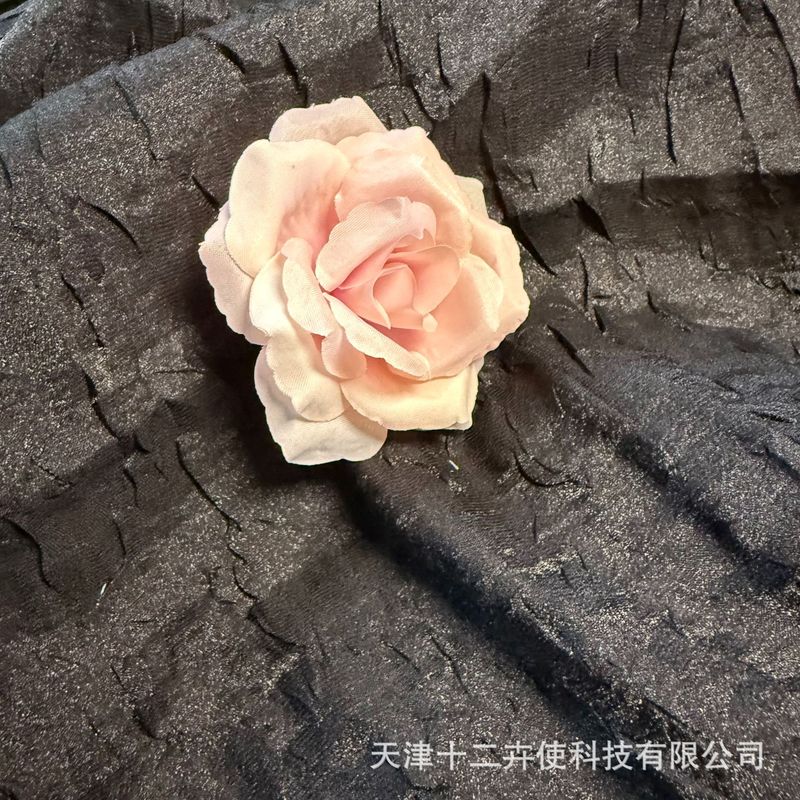 仿真8厘米玫瑰花花头婚庆布置花墙装饰婚礼路引服饰配饰仿真花|undefined