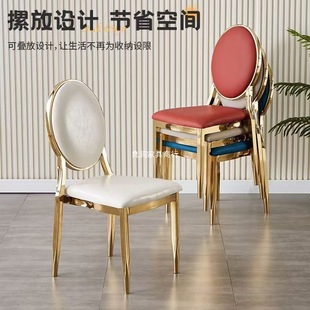 Hotel Chairs, Banquet Chairs, High-End Restaurant Sun Chairs, Hotel Vip Chairs, Restaurant Box Electroplated Silver Dining Tables and Chairs