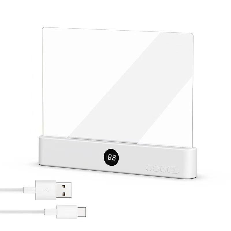 Lámpara de lectura de visión nocturna de panel plano transfronteriza, lámpara de lectura con protección ocular anti-luz azul para el aprendizaje, lámpara de escritorio para dormitorio específica para estudiantes, lámpara de lectura