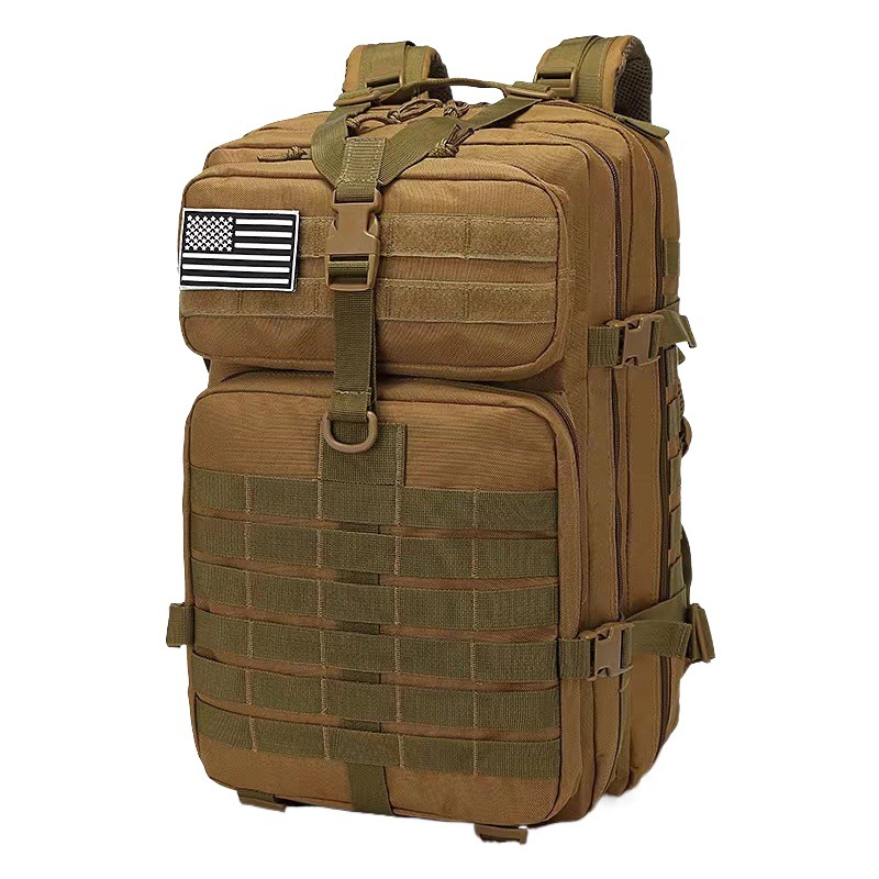 Guangzhou Huadu Cross-border Tactical Backpack Camouflage Large Capacity Outdoor Sports Mountaineering Hiking Military Fans Waterproof Military