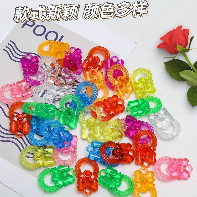Acrylic matte plastic pendant