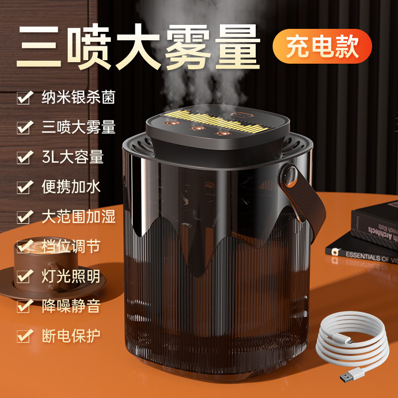 新品3.5l大容量加湿器家庭用大きな霧量usb車載アロマオフィスエアアトマイザー|undefined
