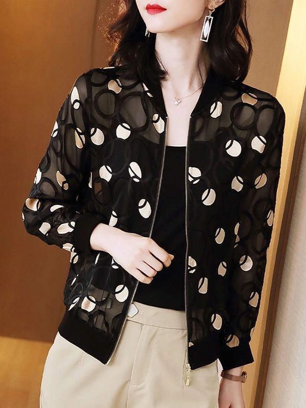 夏水玉野球大きいサイズ薄手日焼け止め服レディースアウターカーディガンショートコートゆったりシフォン空調シャツトップ