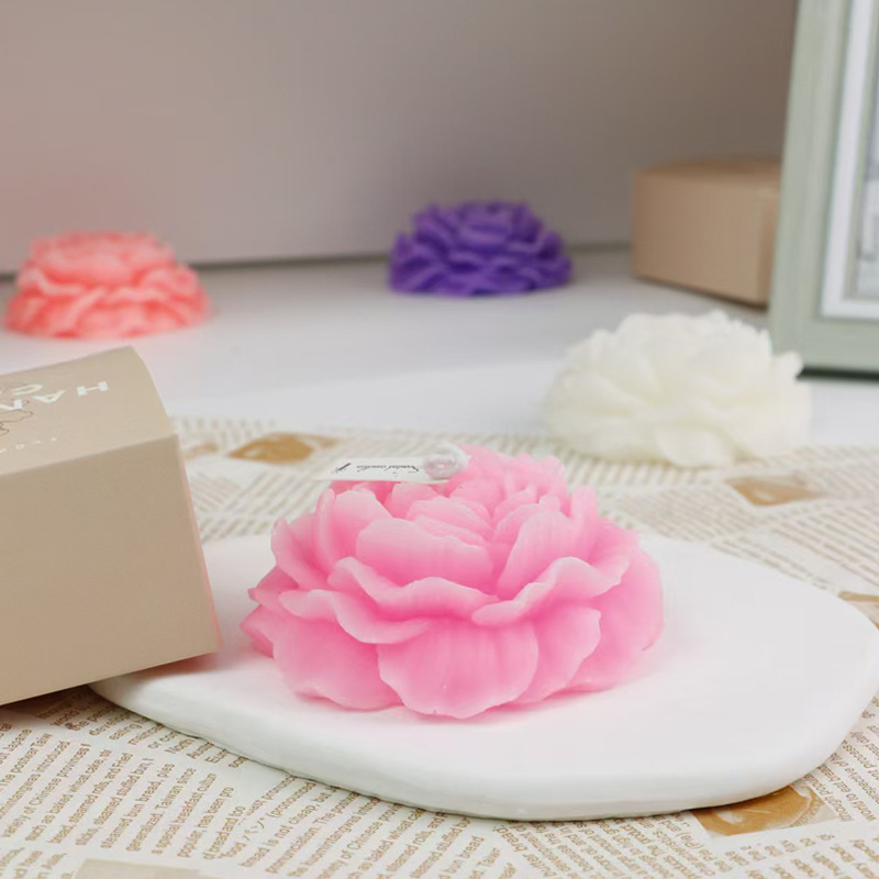 牡丹の花の香りのキャンドル無煙クリエイティブボックス手作り牡丹の香りの装飾品バラ教師の日中国のバレンタインデーのギフト|undefined