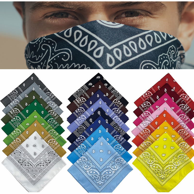 Factory direct supply bandana polyester cashew flower turban Hip Hop Street Dance Square outdoor riding turban wholesale Factory direct supply bandana polyester cashew flower turban Hip Hop Street Dance Square outdoor riding turban wholesale